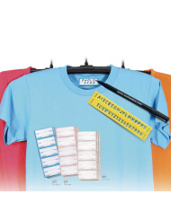 ETICHETTE TERMOADESIVE MARBET (15 PZ + PENNA) GRIG