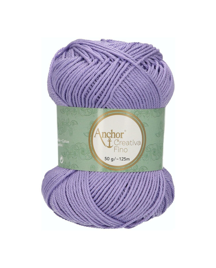 FILATO ANCHOR CREATIVA FINO 50G. 108 LILLA