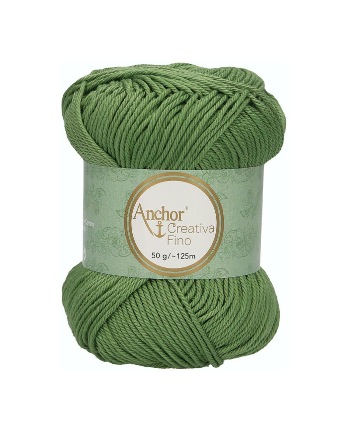 FILATO ANCHOR CREATIVA FINO 50G. 212 VERDE SALVIA