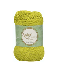 FILATO ANCHOR CREATIVA FINO 50G. 245 GIALLO CHIARO