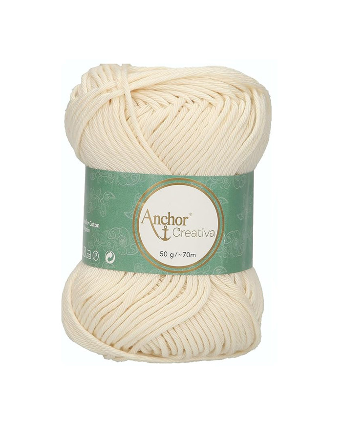 FILATO ANCHOR CREATIVA FINO 50G. 926 PANNA