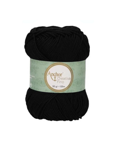 FILATO ANCHOR CREATIVA FINO 50G.1332 NERO