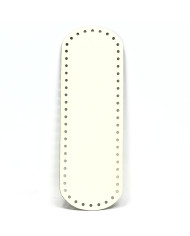 FONDO OVALE PER BORSA CM 31 X 10 PANNA