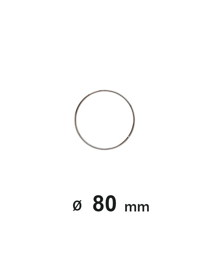 ANELLI METALLO DIAM. CM  8,0 (1 PZ)