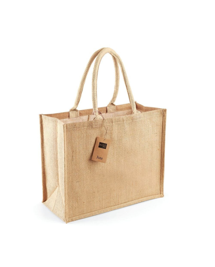 SHOPPER JUTA CM 42 X 33 X 19 COLORE NATURALE