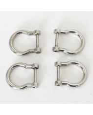 GANCI PER MANICI MAS CON VITE (CF 4 PZ) SILVER