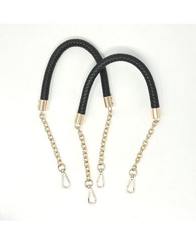 MANICI BORSA MA133 CON CATENA E MOSCHETTONI GOLD