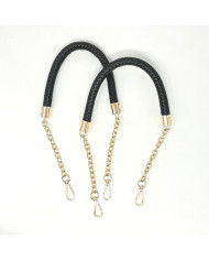 MANICI BORSA MA133 CON CATENA E MOSCHETTONI GOLD