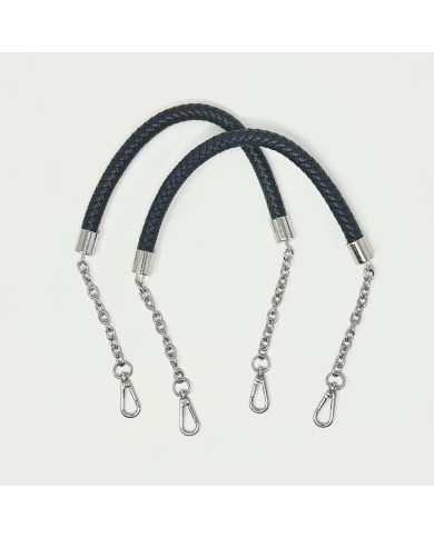 MANICI BORSA MA133 CON CATENA E MOSCHETTONI SILVER