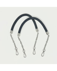 MANICI BORSA MA133 CON CATENA E MOSCHETTONI SILVER