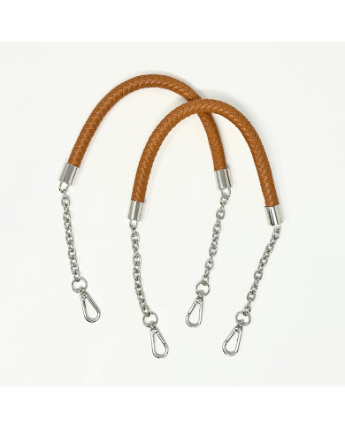 MANICI BORSA MA133 CON CATENA E MOSCHETTONI SILVER