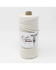 CORDINO MACRAMÈ MM 3 COL 26 AVORIO