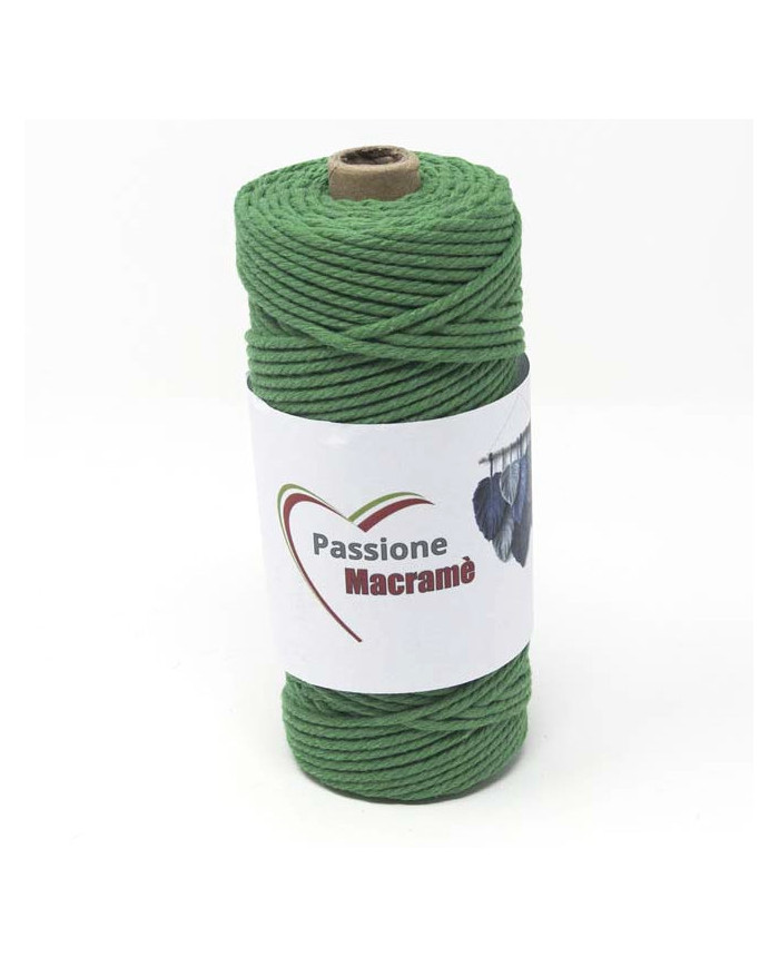 CORDINO MACRAMÈ MM 3 COL 21 VERDE