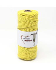 CORDINO MACRAMÈ MM 3 COL 22 GIALLO
