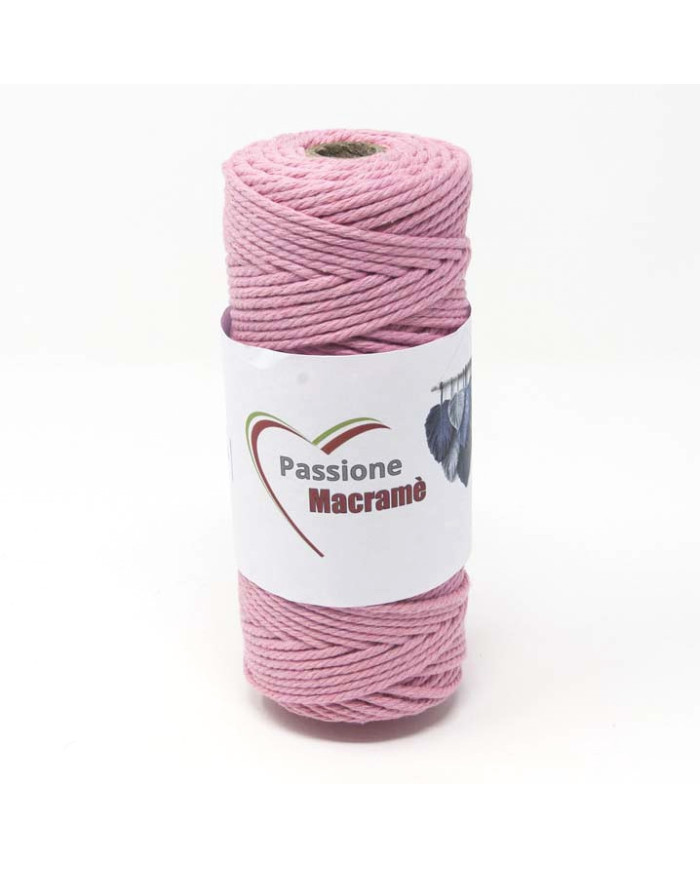 CORDINO MACRAMÈ MM 3 COL 27 ROSA BABY