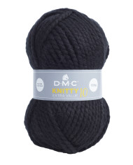 FILATO DMC KNITTY10 100 GR. COL 965 NERO