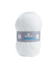 FILATO DMC KNITTY 6 100 GR. COL 961 BIANCO