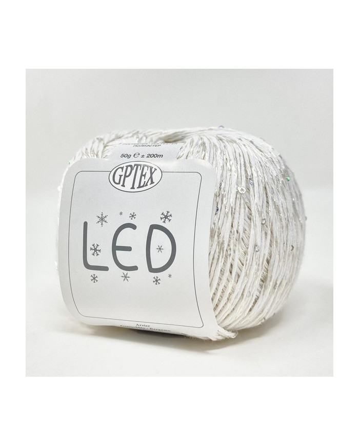 FILATO LED GPTEX (GOM X 50G.) COL 85 BIANCO