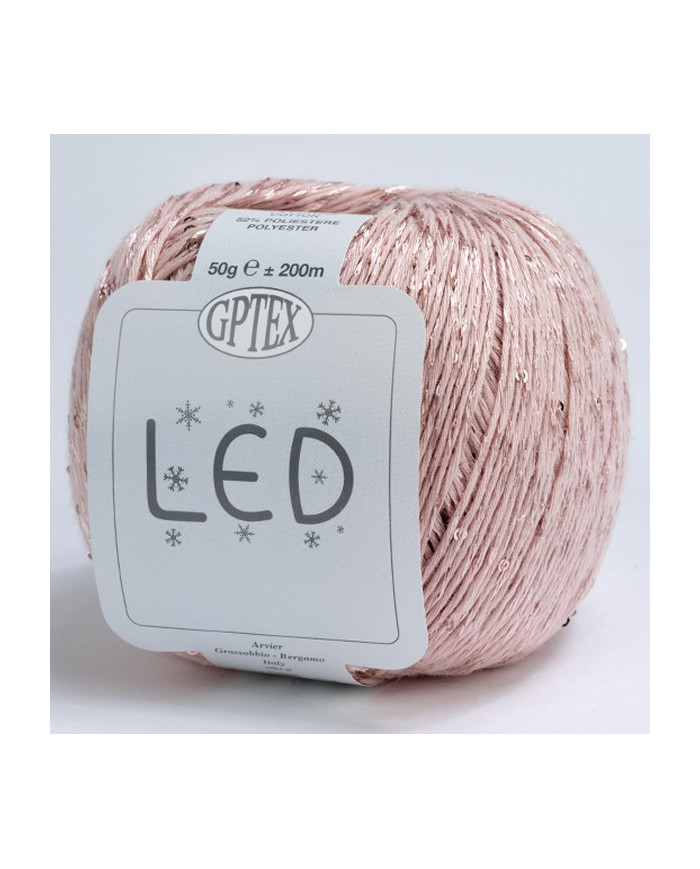 FILATO LED GPTEX (GOM X 50G.) COL 51 ROSA