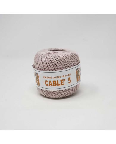 COTONE CABLE ISPE N. 5 (50 G.) UNITO 106 ROSA CIP