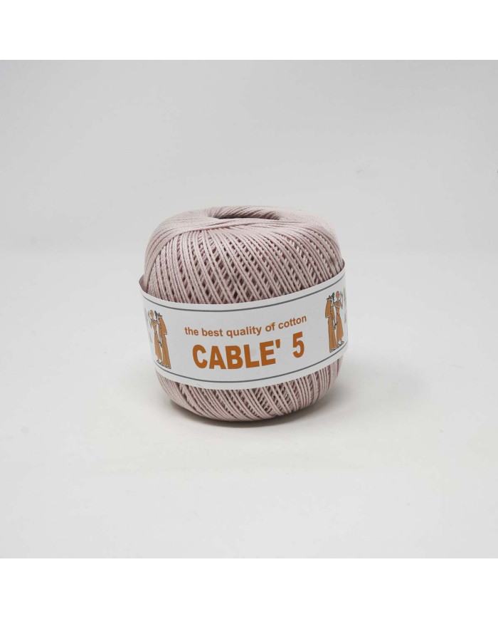 COTONE CABLE ISPE N. 5 (50 G.) UNITO 106 ROSA CIP