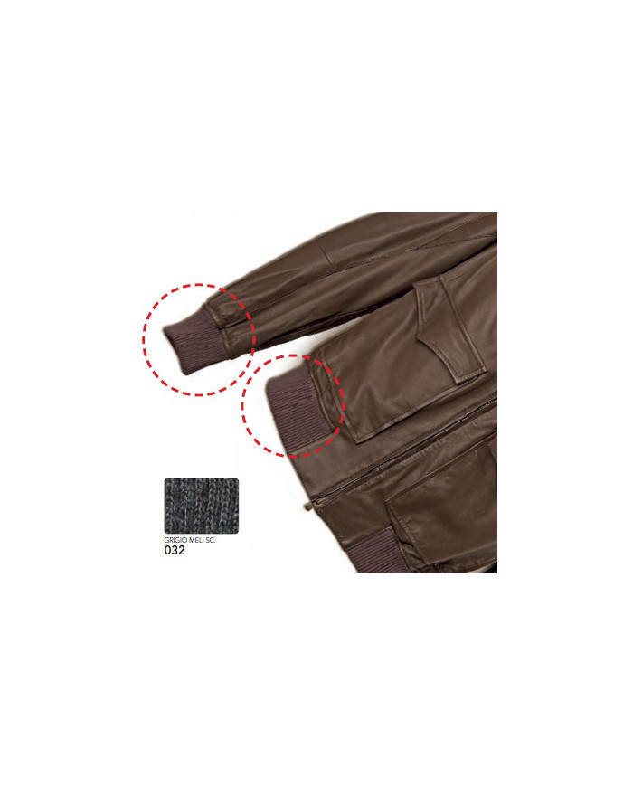 BORDI MAGLIA MARBET SUPER GRIGIO MEL.SCURO