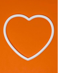 CUORE PLASTICA DIAM. CM  10,0  (1 PZ)