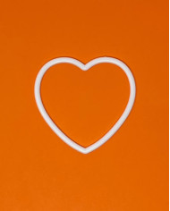 CUORE PLASTICA DIAM. CM  15,0  (1 PZ)