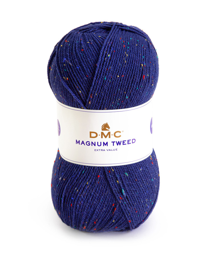 FILATO DMC MAGNUM TWEED 400 GR COL 732 BLU NAVY