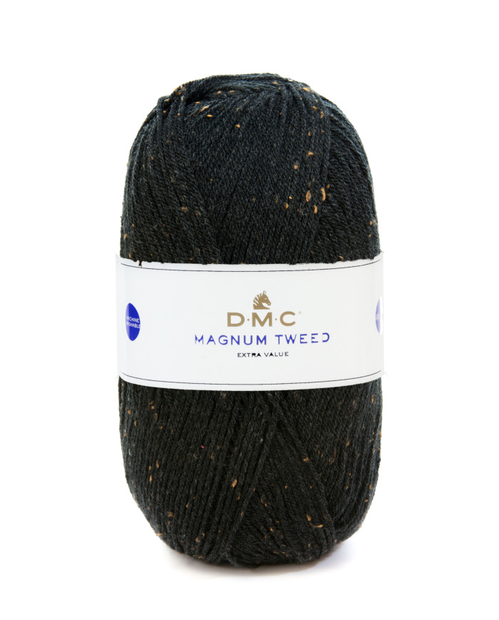 FILATO DMC MAGNUM TWEED 400 GR COL 748 NERO