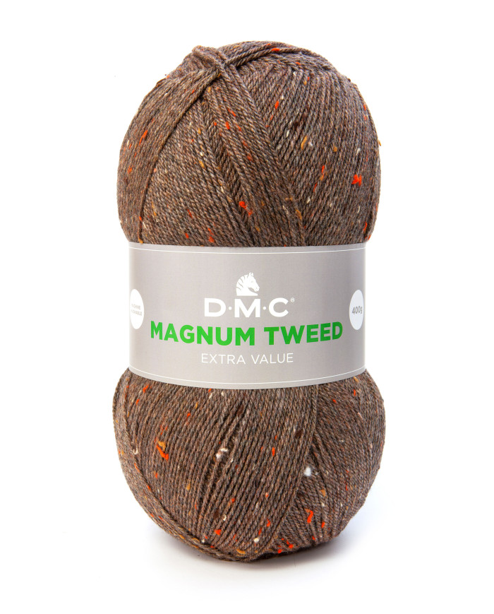 FILATO DMC MAGNUM TWEED 400 GR COL 624 MARRONE