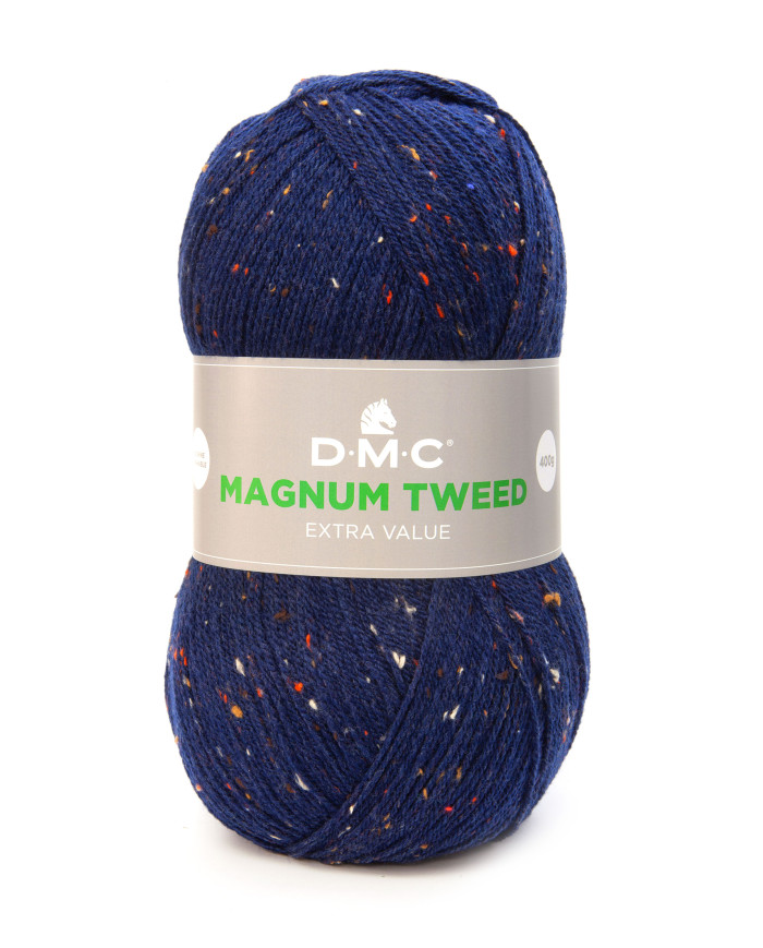 FILATO DMC MAGNUM TWEED 400 GR COL 636 BLU