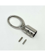 CHIUSURA PER MANICO IN METALLO MA200 ARGENTO