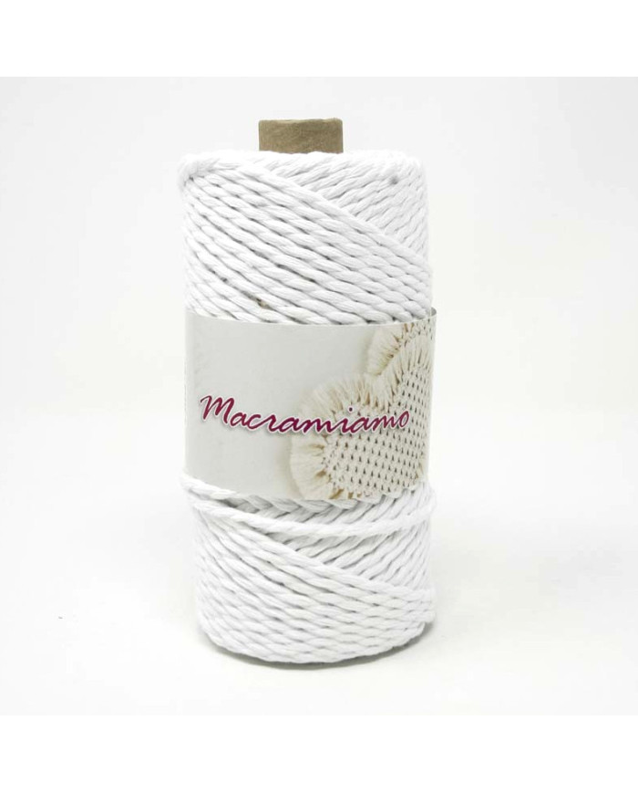 CORDINO MACRAMIAMO (250 G) COL 075 BIANCO