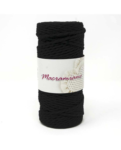 CORDINO MACRAMIAMO (250 G) COL 056 NERO