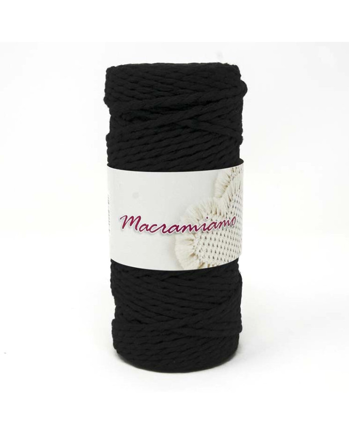 CORDINO MACRAMIAMO (250 G) COL 056 NERO