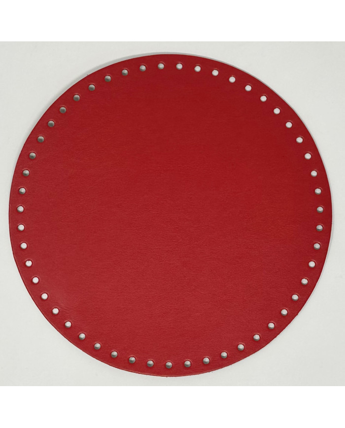 FONDO ROTONDO PER BORSA CM 23 MA127 ROSSO