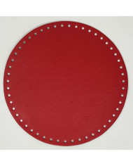 FONDO ROTONDO PER BORSA CM 23 MA127 ROSSO