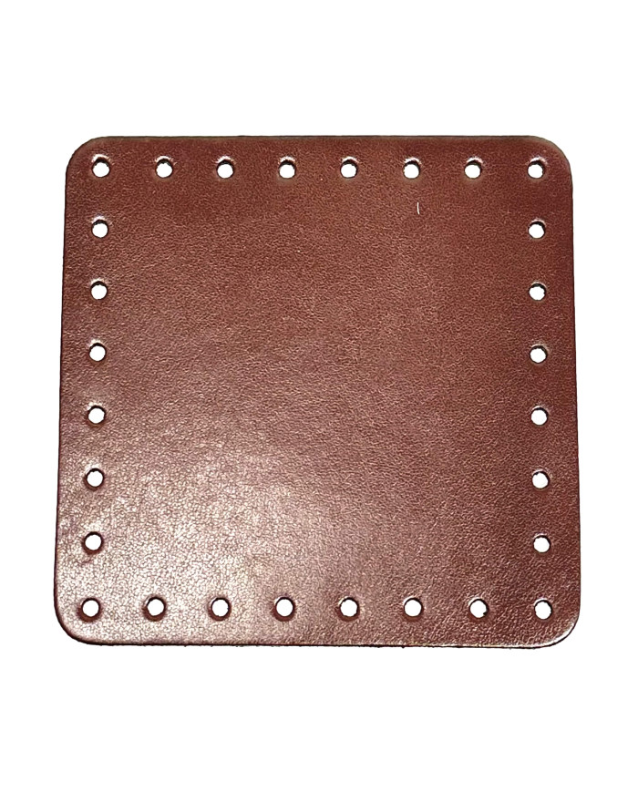 FONDO QUADRATO PER BORSA CM 12 X 12 MARRONE