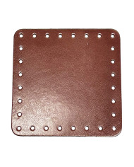FONDO QUADRATO PER BORSA CM 12 X 12 MARRONE