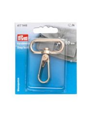 GANCIO C.MOSCHETTONE 40X60 MM ORO NUOVO 1 PZ