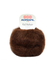FILATO KID MOHAIR ADRIAFIL (GOM 25 G.) 15 MARRONE