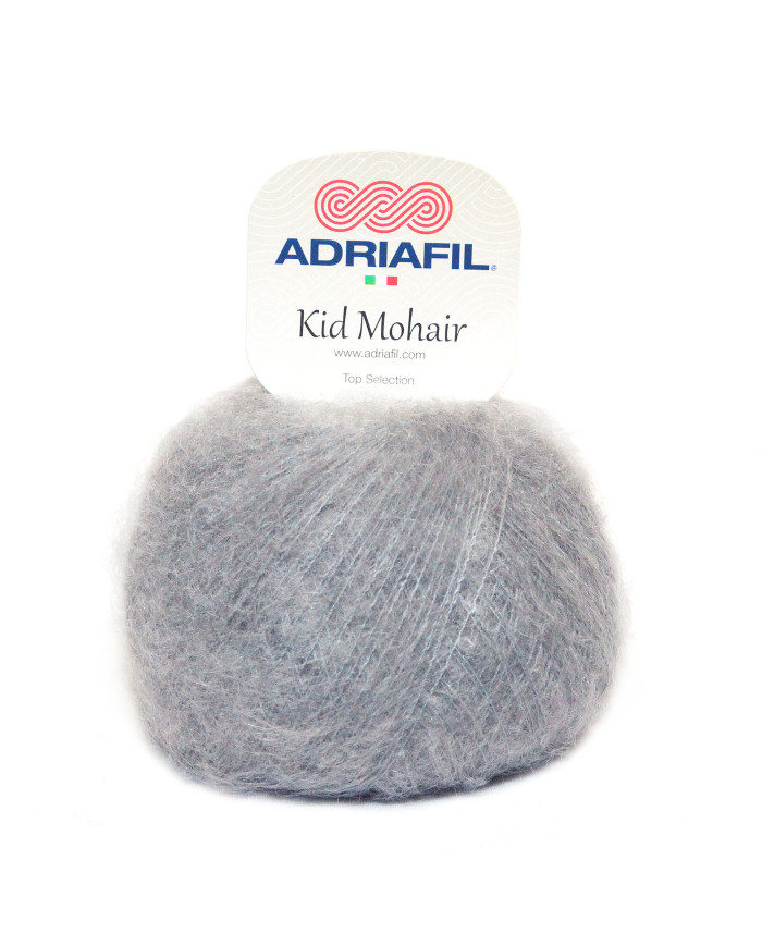 FILATO KID MOHAIR ADRIAFIL (GOM 25 G.) 79 ARGENTO