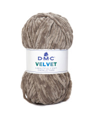 FILATO DMC VELVET 100 G COL 001 TORTORA