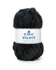 FILATO DMC VELVET 100 G COL 010 NERO