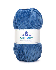 FILATO DMC VELVET 100 G COL 008 AZZURRO