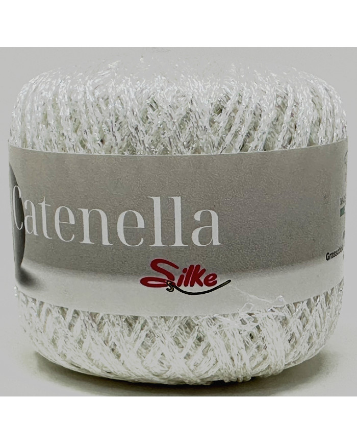 FILATO LAME SILKE CATENELLA 130 (GOM 25 G.) BCO