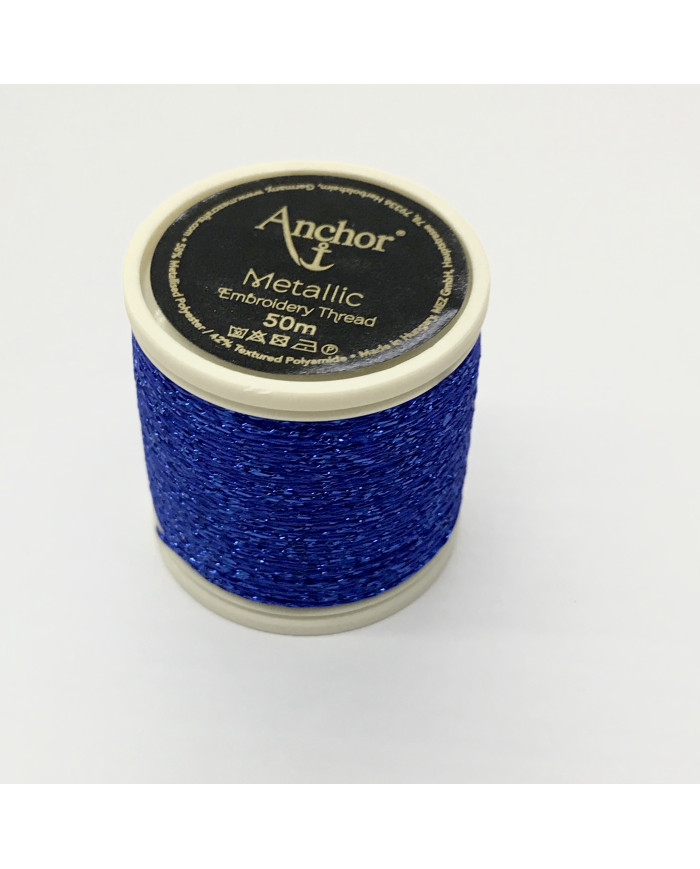ANCHOR METALLIC (ROCCHETTO MT.50) COL 320 BLU