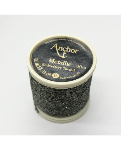 ANCHOR METALLIC (ROCCHETTO MT.50) COL 324 GRIGIO