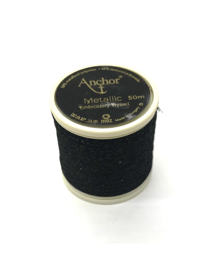 ANCHOR METALLIC (ROCCHETTO MT.50) COL 342 NERO